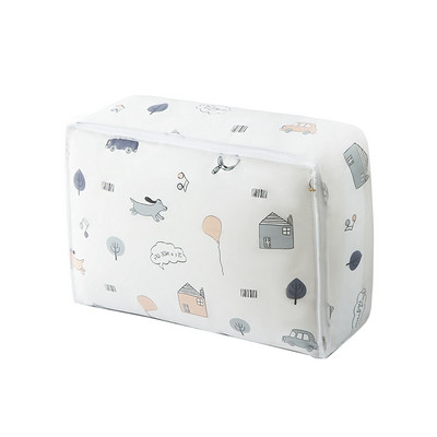 PEVA segas uzglabāšanas soma Ūdensnecaurlaidīga skapja organizētāji rāvējslēdzējs salokāms organizators izturīgs apģērbs iepakojums plastmasas maisiņi zem gultas