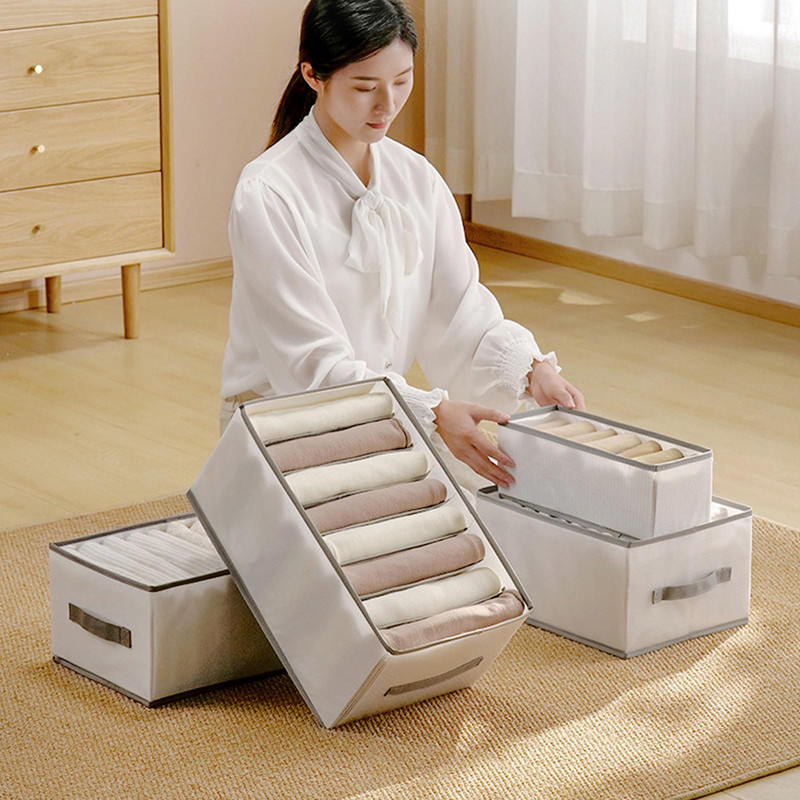 Organizator za traperice Ormar Ladica Pretinac Kutija Donje rublje Grudnjak Kutije za čarape Organizatori za odjeću Hlače Spremište za odjeću