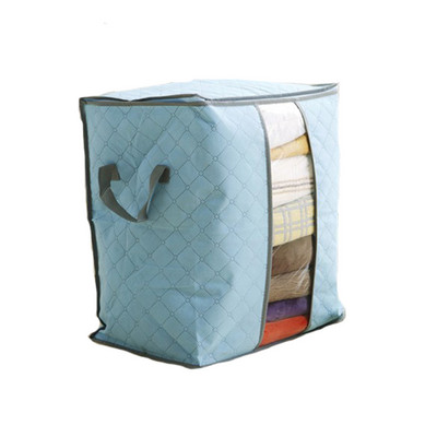 Sklopiva torba za kućnu pohranu Velika vreća za pohranu popluna s ručkama Prijenosna vreća za pohranu odjeće s patentnim zatvaračem, deka, Organizator