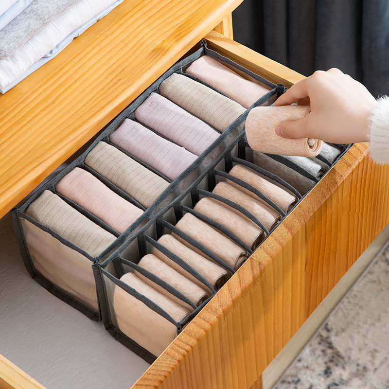 Ormar za donje rublje Organizator Kućni ormarić Pregrada Kutija za pohranu Sklopiva ladica Organizator Kutija za donje rublje Šalovi Grudnjaci Čarape