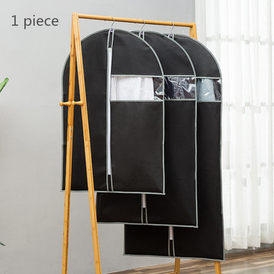 Putekļu necaurlaidīgs uzvalks uzvalkam Neausts audums Redzams Caurspīdīgs logu Apģērbs Putekļu necaurlaidīgs Jakas pārvalks Apģērbu maiss Aizsargmaiss