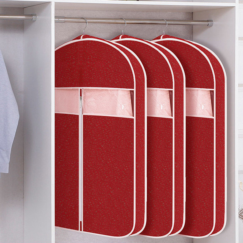 Debela reljefna netkana odjeća Navlaka za prašinu Ormar za kućanstvo Viseća torba za kapute Prozračna navlaka za odjeću od krzna nerca otporna na vlagu