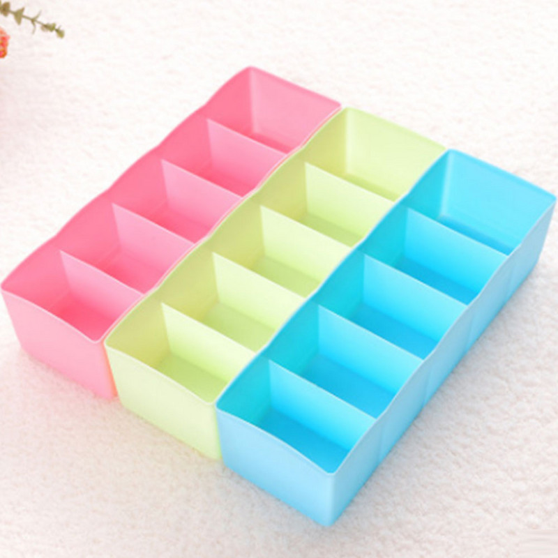 5 rešetki Kutija za pohranu Ormar Ladica Organizator Donje rublje Organizator Odjeća Kutija za sklopivi grudnjak Kravate Čarape Kratke hlače Stolni organizator