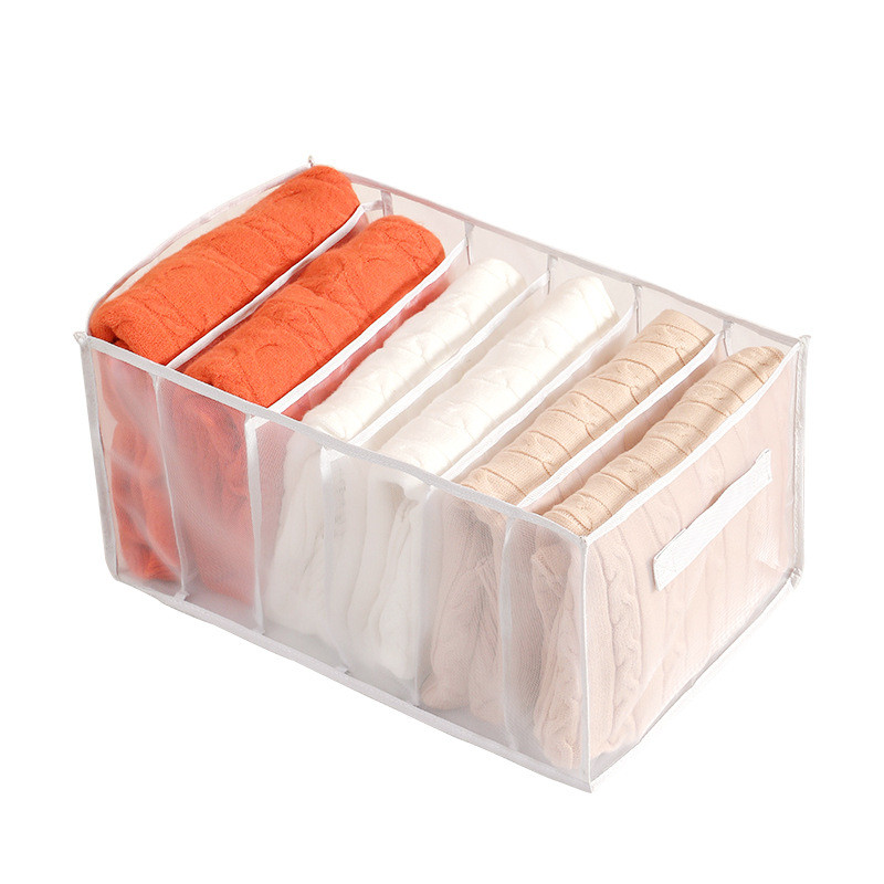 Organizatori Mrežaste kutije Organizator za pohranu debele odjeće Pulover Hoodie Ormar Ladica Organizator T-shirt Hlače Razdvajanje odjeće