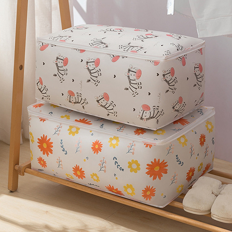 Otisnuta odjeća Organizatori vrećica za pohranu deke Vreća za pohranu popluna Vodootporni poplun Organizator za odjeću Organizator ormara otporan na prašinu