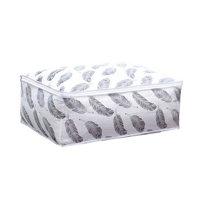 Poplun Odjeća Pokrivač Vreće za organizatore s patentnim zatvaračem Sklopive torbe za pohranu s otisnutim lišćem za završnu obradu doma Vreća za prašinu Vodootporna