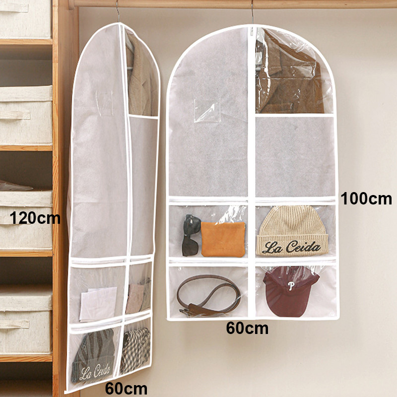 Torbe za dječju plesnu odjeću s četiri džepa za dodatke, sklopiva viseća navlaka za odjeću, torba za odlaganje odjeće u ormaru, haljina, navlaka za prašinu