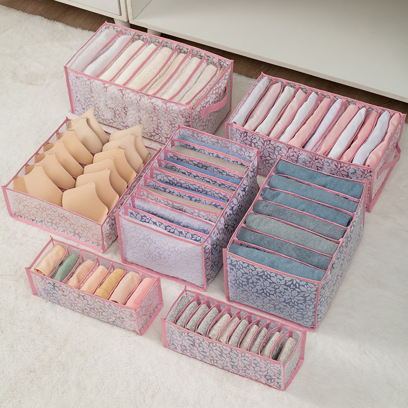 Sklopivi ormar Organizator Kutije za odlaganje gaćica i čarapa Ormar Odjeća Organizator za donje rublje Ladice Kutije za odvajanje odjeće