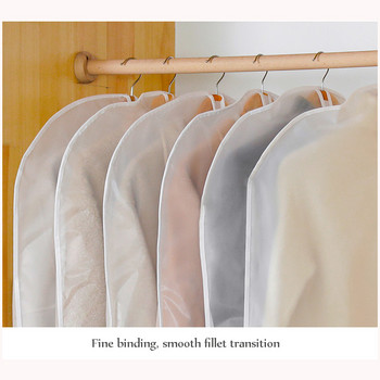 Κάλυμμα οικιακής σκόνης Κάλυμμα ντουλάπας παλτό αποθήκευσης Κάλυμμα κρεμαστή κοστούμι Protect αδιάβροχο κάλυμμα οργάνωσης τσάντα κρεμαστό κάλυμμα σκόνης