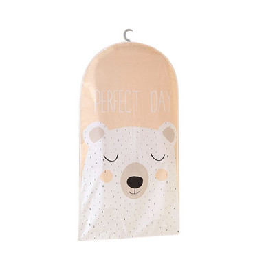 Cartoon Bear Top Clothes Κρεμαστά ενδύματα Φόρεμα Ρούχα Κοστούμι Παλτό Κάλυμμα σκόνης Ντουλάπα Ρούχα Τσάντα αποθήκευσης Καλύμματα φορέματος Organizer