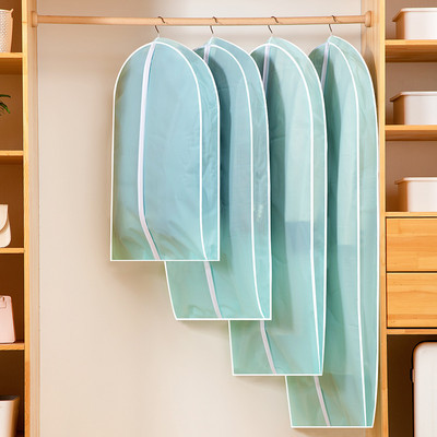 Piekaramie apģērba maisiņi glabāšanai Ceļojumu aizsargs Uzvalks Mētelis Kleita Putekļu aizsargi Skapis Apģērbu glabāšana Uzvalku somas ar rāvējslēdzēju