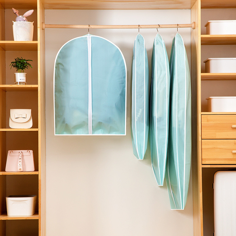 Piekaramie apģērba maisiņi glabāšanai Ceļojumu aizsargs Uzvalks Mētelis Kleita Putekļu aizsargi Skapis Apģērbu glabāšana Uzvalku somas ar rāvējslēdzēju