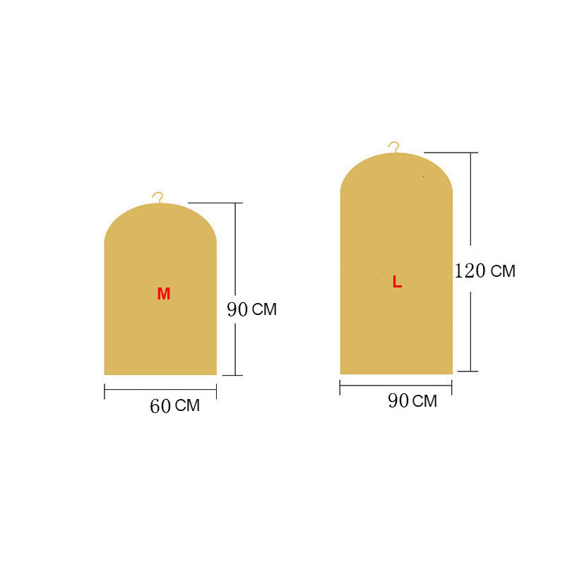 Viseće torbe za odjeću otporne na prašinu Odijelo Kaput Jakna Navlaka za prašinu Torbica za kućnu pohranu Torbica za ormar Vješalica za odjeću Alati