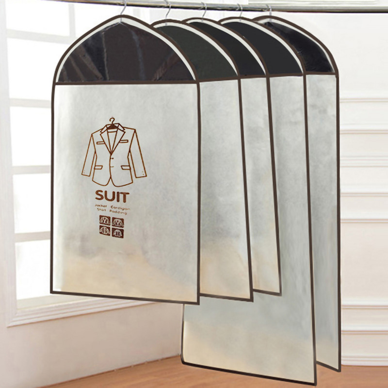 Κρεμαστό κάλυμμα ρούχων με κοστούμι με φερμουάρ Εξωτερικό φόρεμα πάνω κάτω ρούχο Αδιάβροχο ρούχο Προστασία αποθήκευσης Organizer θήκη θήκης