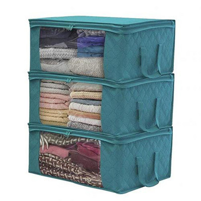 Kaasaskantav lausriidest kokkupandav tekk Tolmukindel koduriiete hoiustamiskott kasti korraldaja kapi riidekapi korraldaja