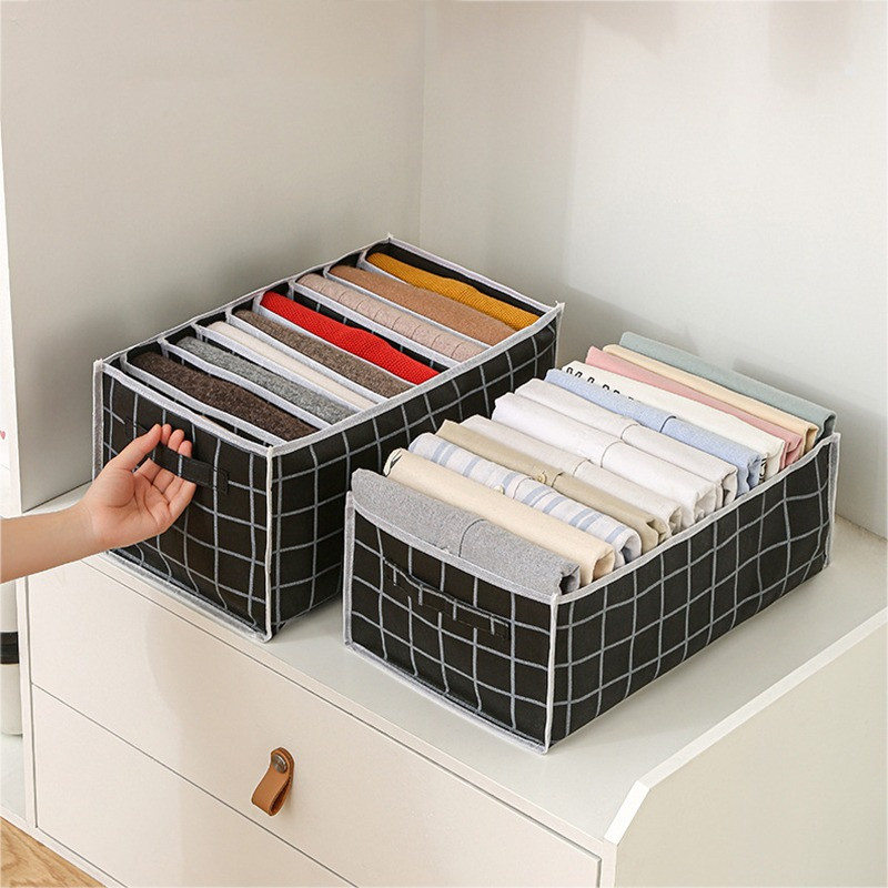 Skapja organizators apakšveļai zeķēm Mājas skapja sadalītājs Uzglabāšanas kaste Glabāšanas organizators drēbēm Salokāmu atvilktņu organizators