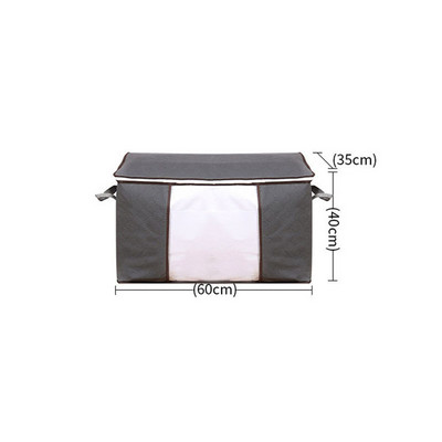 Salokāms skapis Organizators Apģērbu glabāšanas somas Segas Glabāšana ar skaidru logu, pastiprinātu rokturi un izturīgu rāvējslēdzēju