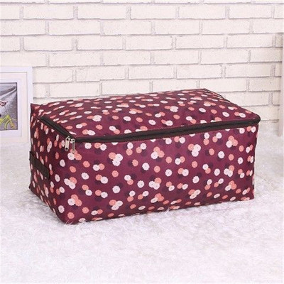 Kućna torba za pohranu sa svježim cvjetnim uzorkom u korejskom stilu Oxford tkanina velikog kapaciteta Vrećica za prašinu, odjeća za poplun Vreća za pohranu kućnih sitnica