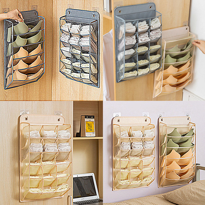15/5 rešetke Grudnjak Pretinac za donje rublje Kutija za pohranu Garderoba Čarape Držač za odjeću Torba Zidna kutija za pohranu odjeće Kutija za vješalice