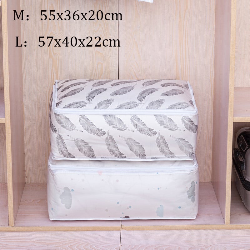 Kokkupandav tekk Säilituskott Rõivad Voodipesu Tekk Kapp Korraldaja kast Kotid Viimistlus Kapp Riidekapp konteiner