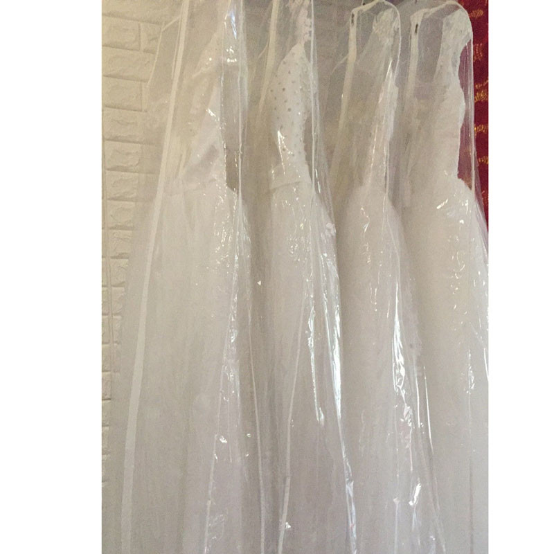 Moderna prozirna vjenčanica Viseći poklopac za prašinu Odjeća Otporna na prašinu Torba za pohranu Odijelo Zaštitna torbica Debela viseća torba za organizatore