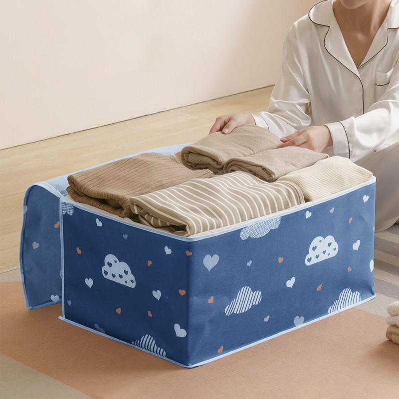 Salokāmas segas drēbju glabāšanas somu skapja organizētāji džemperim segas segas uzglabāšanas kaste Garderobes skapis apģērbu uzglabāšanas organizators