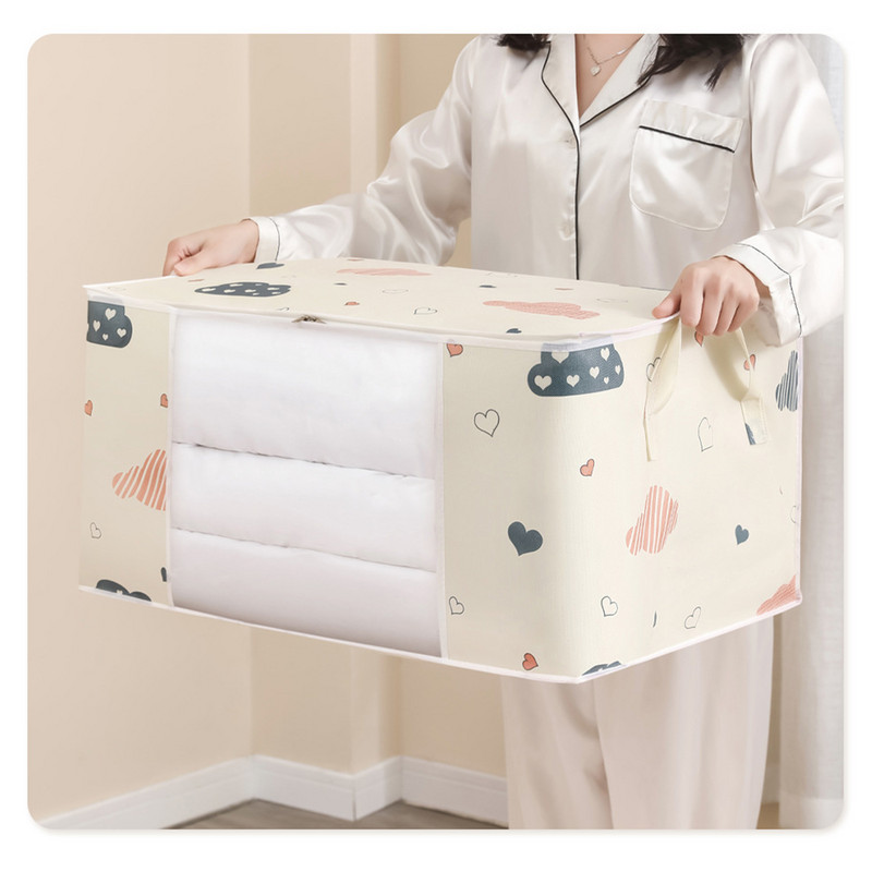 Salokāmas segas drēbju glabāšanas somu skapja organizētāji džemperim segas segas uzglabāšanas kaste Garderobes skapis apģērbu uzglabāšanas organizators