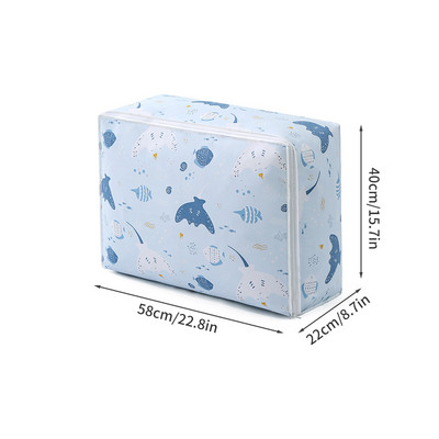 Vodootporna popluna Vreća za pohranu odjeće Sklopivi organizator za pohranu Zatvarač Ormar za prašinu Pohranjivanje ispod kreveta Organizacija ormara Storage