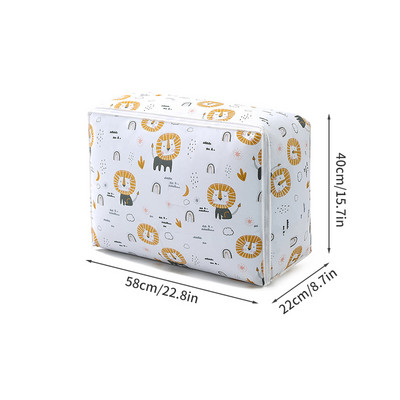 Vodootporna popluna Vreća za pohranu odjeće Sklopivi organizator za pohranu Zatvarač Ormar za prašinu Pohranjivanje ispod kreveta Organizacija ormara Storage