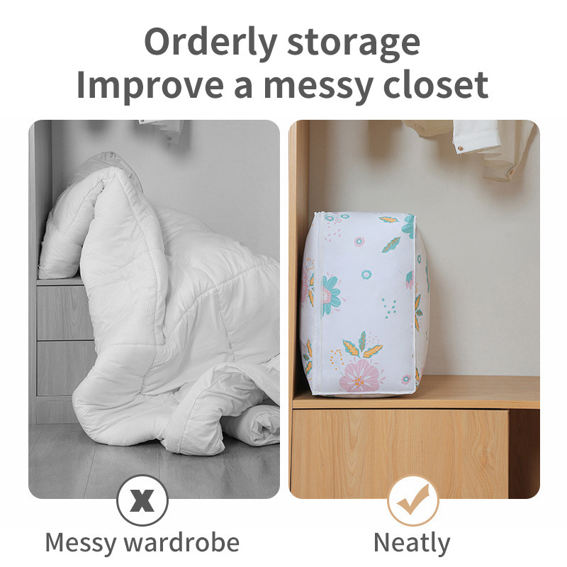 Vodootporna popluna Vreća za pohranu odjeće Sklopivi organizator za pohranu Zatvarač Ormar za prašinu Pohranjivanje ispod kreveta Organizacija ormara Storage