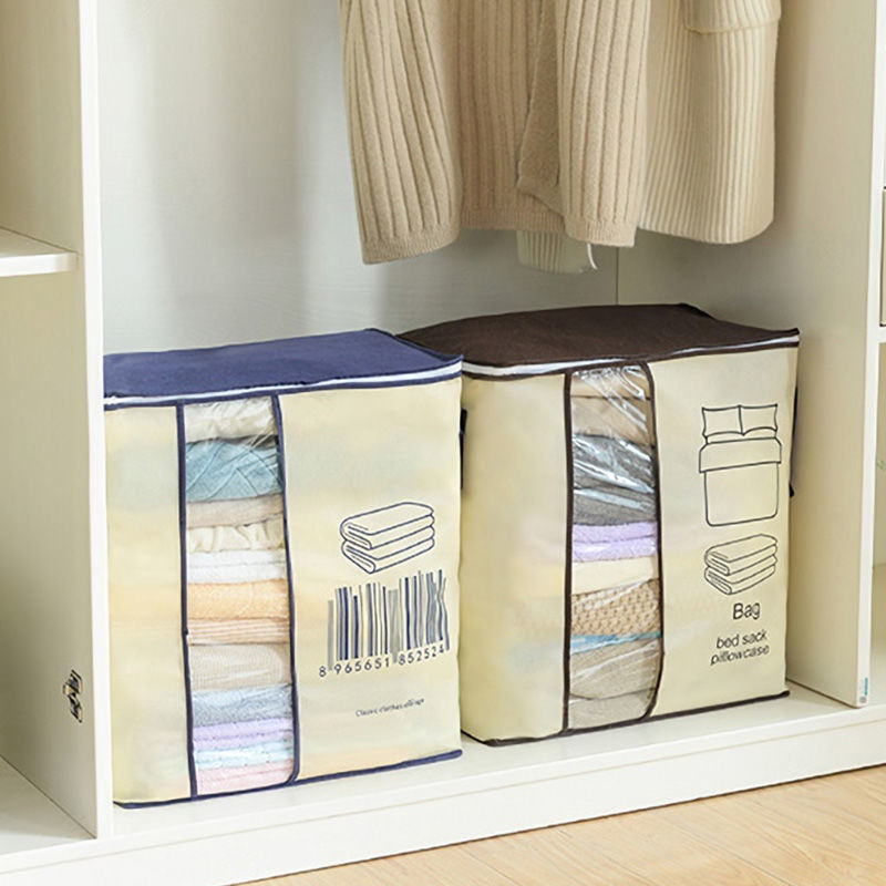 Kućanski sklopivi netkani poplun Vreća za pohranu Kompleti popluna Jastuk Pokrivač Organizator odjeće Ormar za spavaću sobu Torbica za pohranu Pribor