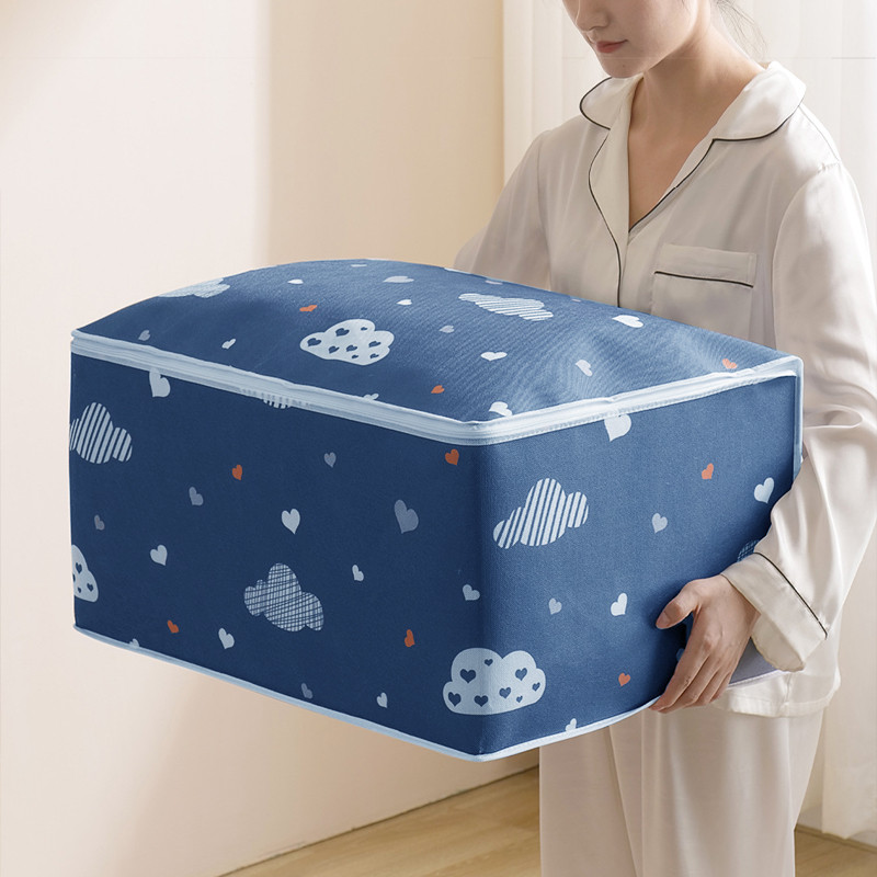 Segas drēbju uzglabāšanas soma Saliekams audums, drēbju skapis, drēbju skapja organizētājs, segu glabāšanas organizatori Putekļu necaurlaidīga kaste
