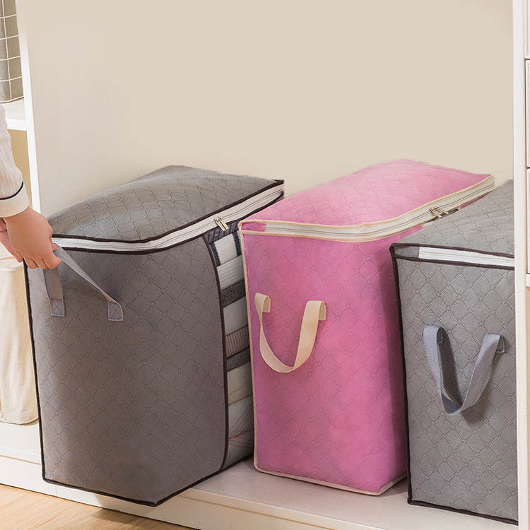 Сгъваема модна чанта за съхранение Одеяло за дрехи Голям капацитет Шкаф за юрган Пуловер Органайзер Чанти Органайзер за шкаф Аксесоари