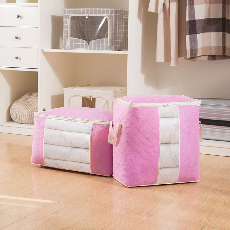 Сгъваема модна чанта за съхранение Одеяло за дрехи Голям капацитет Шкаф за юрган Пуловер Органайзер Чанти Органайзер за шкаф Аксесоари