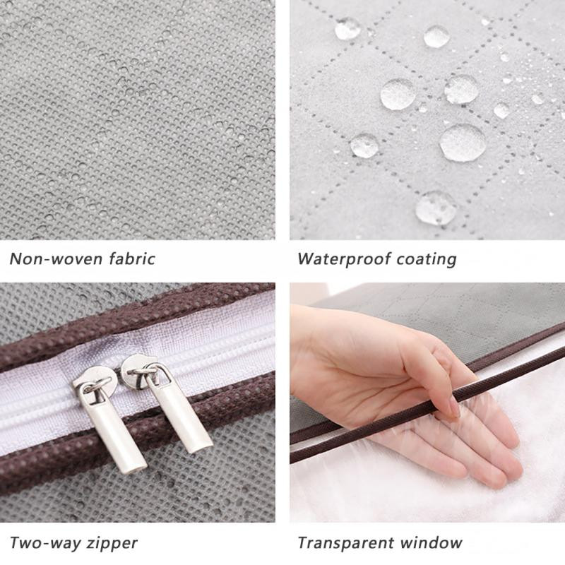 Poplun Vreća za pohranu Ormar otporan na vlagu i prašinu Organizator Netkana deka Jastuk za pohranu Velika mobilna torba za odjeću Novo