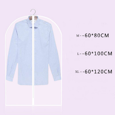 Prozirni ormar EVA torbe za pohranu Platnene viseće torbe Odjeća Odijelo Kaput Navlaka za prašinu Torbica za odjeću Torbica Torbica Organizator