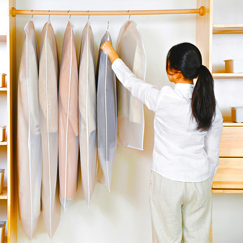 Prozirni ormar EVA torbe za pohranu Platnene viseće torbe Odjeća Odijelo Kaput Navlaka za prašinu Torbica za odjeću Torbica Torbica Organizator