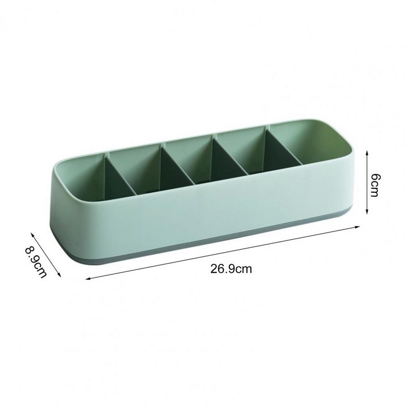 Kutija za pohranu čarapa Više odjeljaka Plastične čarape protiv deformiranja Ladica za donje rublje Organizator Kutija za kućno donje rublje Organizadore