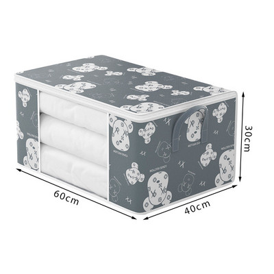 Vreća za pohranu popluna velikog kapaciteta Ormar otporan na prašinu Garderoba poplun Organizator odjeće Pokrivač za kućanstvo Vreće za sortiranje na patentni zatvarač Torba za selidbu