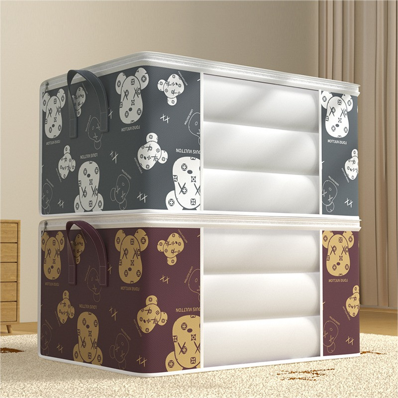 Vreća za pohranu popluna velikog kapaciteta Ormar otporan na prašinu Garderoba poplun Organizator odjeće Pokrivač za kućanstvo Vreće za sortiranje na patentni zatvarač Torba za selidbu