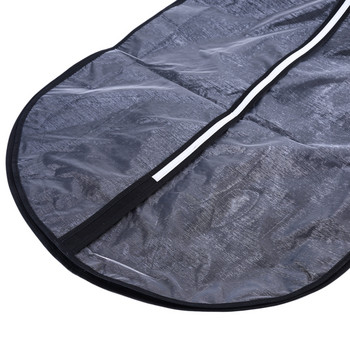 Κάλυμμα σκόνης νυφικό από μη υφαντό ύφασμα Κλείσιμο με φερμουάρ Νυφικό φόρεμα τσάντα αποθήκευσης Πτυσσόμενη θήκη για ρούχα ενδυμάτων