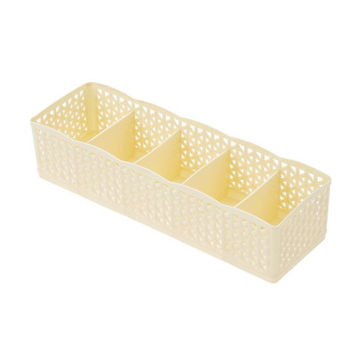 5 rešetki Pretinac Podijeljena ladica Organizator Pregrada Donje rublje Odjeća PP Kutija Ormar Torbica Kravate Čarape Grudnjak Spremište