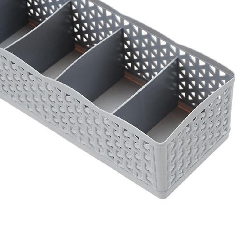 5 rešetki Pretinac Podijeljena ladica Organizator Pregrada Donje rublje Odjeća PP Kutija Ormar Torbica Kravate Čarape Grudnjak Spremište