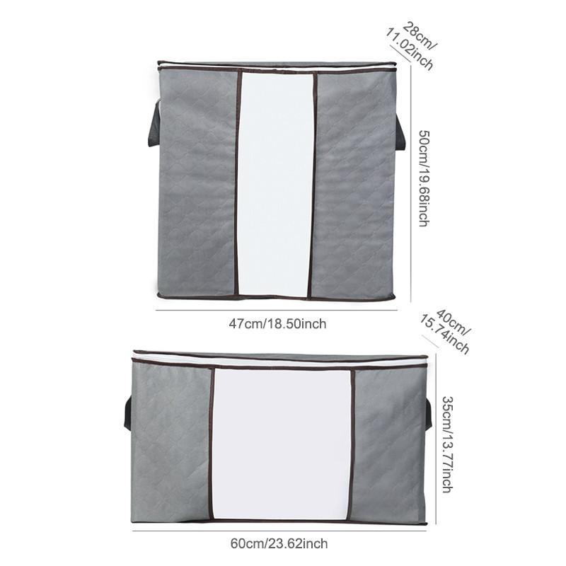 Vreće za pohranu netkane odjeće velikog kapaciteta Jastuk Popluni Ormar Ormar Organizator Uštedite prostor Putovanje Uredna torbica Pribor