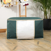 1 gabals Pure Color Neaustu putekļu necaurlaidīgs uzglabāšanas maisiņš Lielas ietilpības segas apģērbu šķirošanas soma Ceļojumu pārvietojamā bagāžas iepakošanas soma