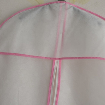 Κάλυμμα νυφικού Τσάντα ενδυμάτων Νυφική φόρεμα Μακριά προστατευτική θήκη ρούχων Αδιάβροχη θήκη Καλύμματα νυφικών Τσάντα σκόνης ενδυμάτων