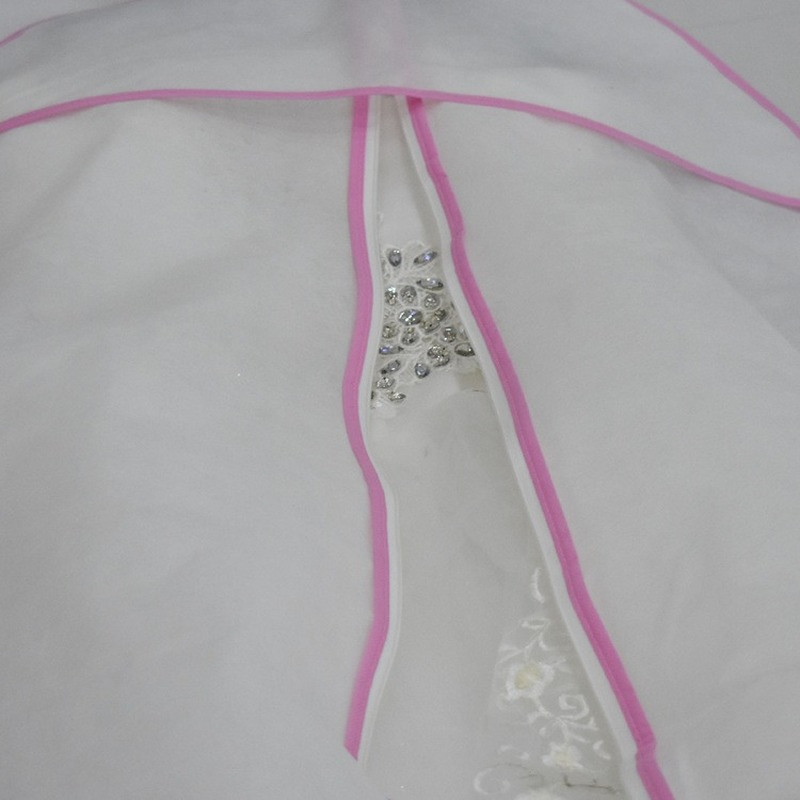 Kāzu kleitu pārvalks Apģērba soma Kāzu kleita Garas drēbes Aizsargs futrālis Putekļu necaurlaidīgi Pārvalki Kāzu kleitas Apģērba putekļu maisiņš