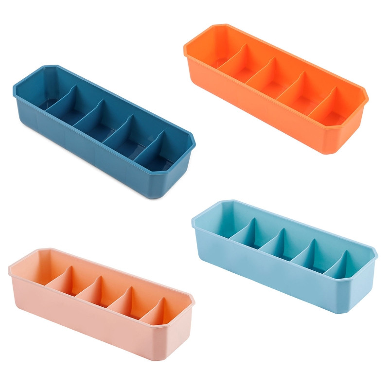 5 rešetki Pretinac Podijeljena ladica Organizator Pregrada Donje rublje Odjeća PP Kutija Ormar za TORBICA Kravate Čarape Grudnjak Spremište za