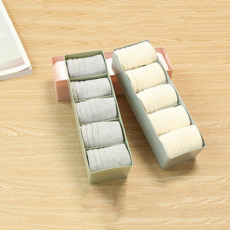 5 rešetkastih kutija za pohranu u boji slatkiša Donje rublje Grudnjak Kravata za čarape Plastični spremnici Kutije za pohranu Pregrada za ladice Organizator