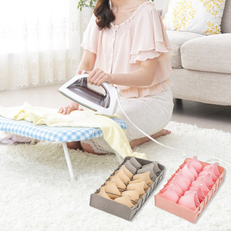 Sklopiva kutija za pohranu kompresijskog donjeg rublja Grudnjak Gaćice Čarape Kutija za pohranu Čarape Grudnjak Gaćice Odjeljci Organizator za pohranu